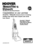 Hoover F6025-900 SteamVac Wet/Dry Vacuum
