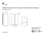 GE PSI23SGM Side by Side Refrigerator