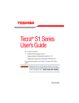 Toshiba 14.1 TFT XGA LCD MODULE - TECRA S1 (V00002008006) PC Notebook