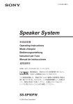 Sony SS-SP50FW TV Speakers