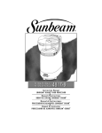 Sunbeam 4817 Oskar Food Processor