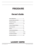 Frigidaire Gellery Full Size Gas Stack Laundry Center, GLGT1142CS