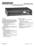 Shure M367 Microphone