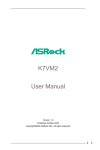 Asrock K7VM2 Motherboard