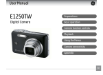 GE E1250tw 12mp Touchscreen Digital Camera 5x W/ 3" Lcd
