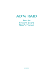 DFI AD76 RAID Motherboard