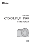 Nikon Coolpix P90 12.1MP Digital Camera with 24x Wide Angle Optical Vibration Reduction VR Zoom and 3 inch Tilt LCD