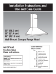 KitchenAid KWCU205H Kitchen Hood