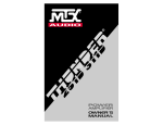 MTX Thunder 251D Car Audio Amplifier