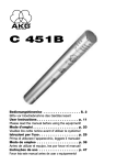 AKG C451B Professional Microphone