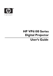 HP VP6121 Multimedia Projector