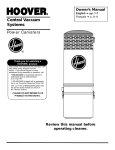 Hoover S5630 Central System Vacuum