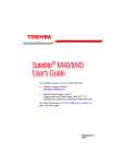 Toshiba Satellite M45