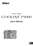 Nikon Coolpix P5000 10 Megapixel Compact Camera - Black - 2.5 inch LCD - 3.5x