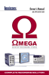 Lexicon Omega Desktop Computer Recording Studio System