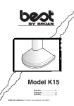 Broan-NuTone K15 Kitchen Hood