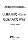 Plextor UltraPleX 40max (PX-40TSe) External 40x CD