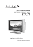 Initial DTV-171 17 in. TV/DVD Combo