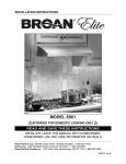 Broan-NuTone E66136SS Under Cabinet Range Hood