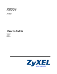 ZyXEL Communications X6004 Telephone User Manual
