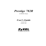 ZyXEL Communications 782R Network Router User Manual