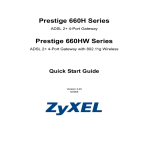 ZyXEL Communications 660HW Series Network Card User Manual