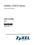ZyXEL Communications 5 Series Network Router User Manual