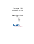 ZyXEL Communications 334 Network Router User Manual