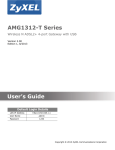 ZyXEL Communications 2 Network Router User Manual