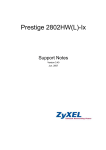 ZyXEL Communications 2802HWL-IX Network Router User Manual