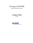 ZyXEL Communications 1600 Network Router User Manual