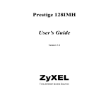 ZyXEL Communications 128IMH Network Router User Manual