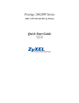 ZyXEL Communications 1123-AC Network Router User Manual