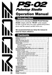 Zoom PS-02 Musical Instrument User Manual