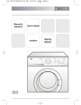 Zanussi ZWH3105 Washer User Manual