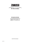 Zanussi ZEUT 6173 S Freezer User Manual
