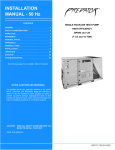 York B3CH 048 and 060 Heat Pump User Manual