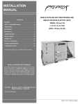 York 120 Air Conditioner User Manual
