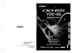 Yamaha YDD65 Musical Instrument User Manual