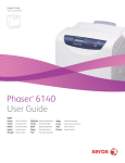 Xerox 6140 Printer User Manual