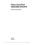 Xerox 4050 Printer User Manual