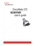 Xerox 272 Scanner User Manual