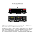 Xantech ISM4 Home Theater System User Manual