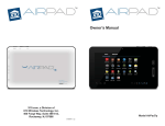 X10 Wireless Technology AIRPAD7P Tablet User Manual
