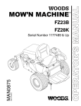 Woods Equipment FZ23B Lawn Mower User Manual