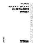 Woods Equipment 59CLF-4 Lawn Mower User Manual