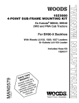 Woods Equipment 1023000 Lawn Mower User Manual