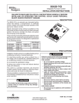 White Rodgers 50A55-743 Thermostat User Manual