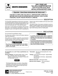 White Rodgers 2061 Thermostat User Manual