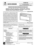 White Rodgers 1F95-1291 Thermostat User Manual